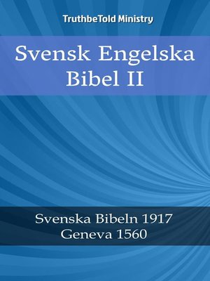 cover image of Svensk Engelska Bibel II